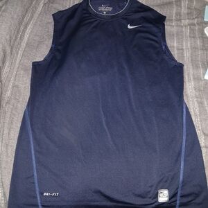 Nike Dri-FIT Navy Blue Tank Top